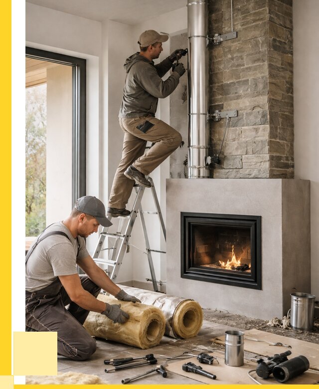 Монтаж дымоходов для каминов в Шебекине от 15272 р. ЭриданШбк