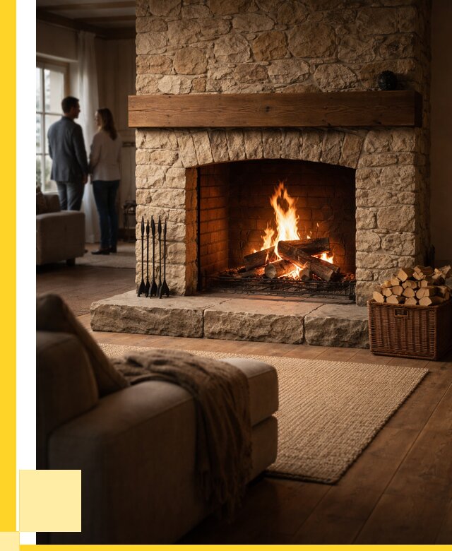 Открытые камины под ключ в Шебекине от 152715 р. ЭриданШбк