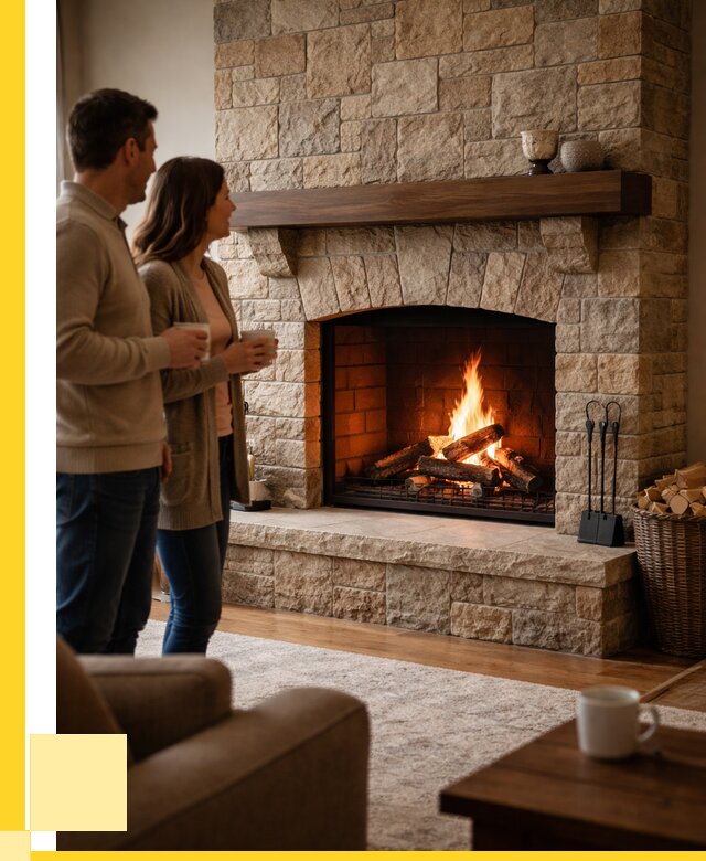 Каменные камины на заказ в Шебекине от 183258 р. | ЭриданШбк