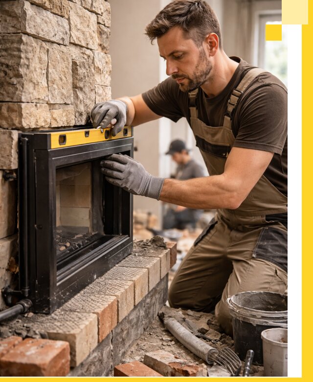 Дровяные камины под ключ в Шебекине: монтаж, обустройство