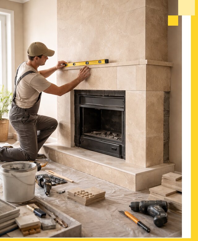 Установка и монтаж каминов в частном доме под ключ в Шебекине