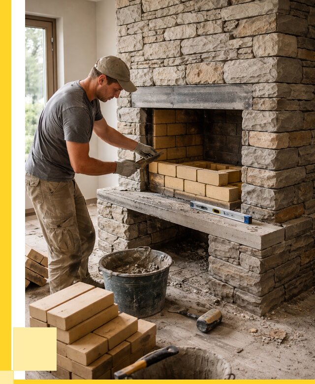 Кладка каминов и камина в Шебекине от 25453 р. ЭриданШбк