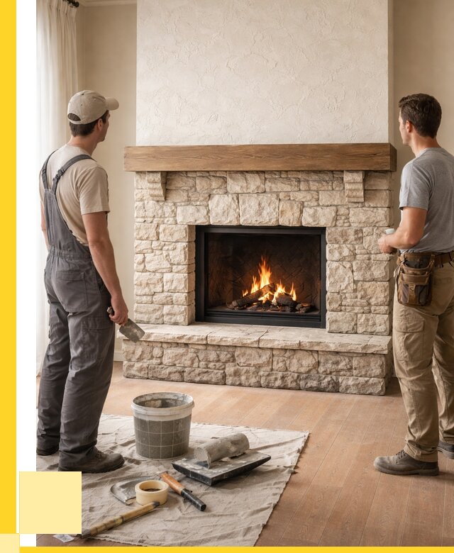 Отделка каминов в Шебекине от 6618 р. под ключ | ЭриданШбк