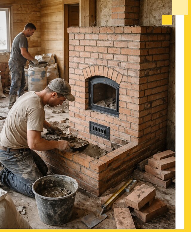 Профессиональное строительство печей в Шебекине под ключ