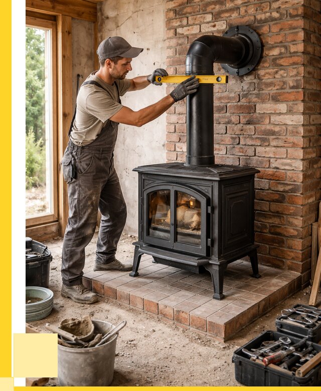 Монтаж печей установка банной печи в Шебекине от 15272 р. | ЭриданШбк