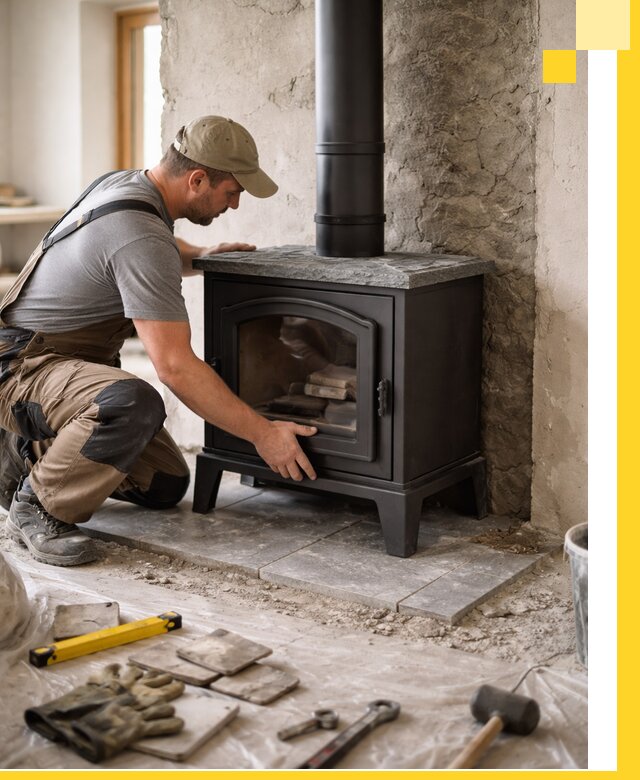 Профессиональный монтаж печей и каминов в Шебекине под ключ