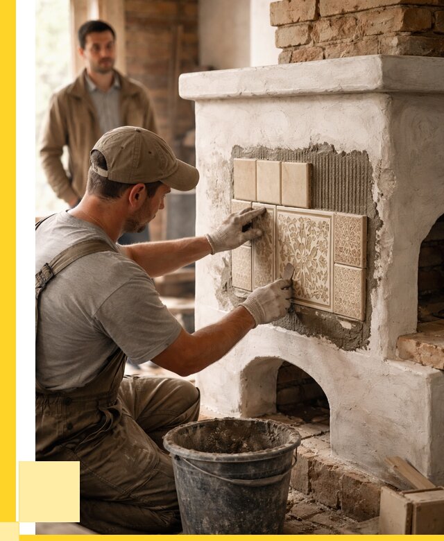 Отделка печей и банных печей в Шебекине от 35634 р. | ЭриданШбк