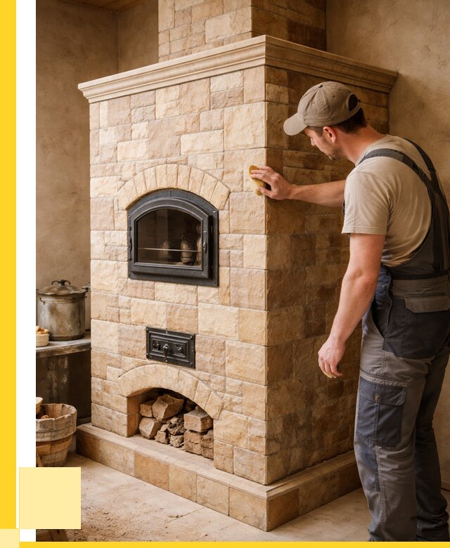 Облицовка печей в Шебекине от 4581 р. под ключ | ЭриданШбк