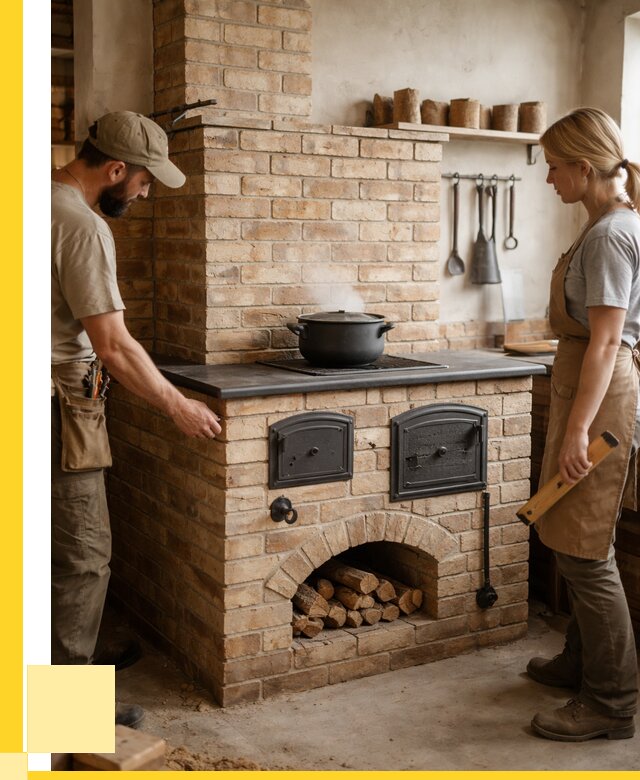 Варочно отопительные печи в Шебекине от 91629 р. | ЭриданШбк