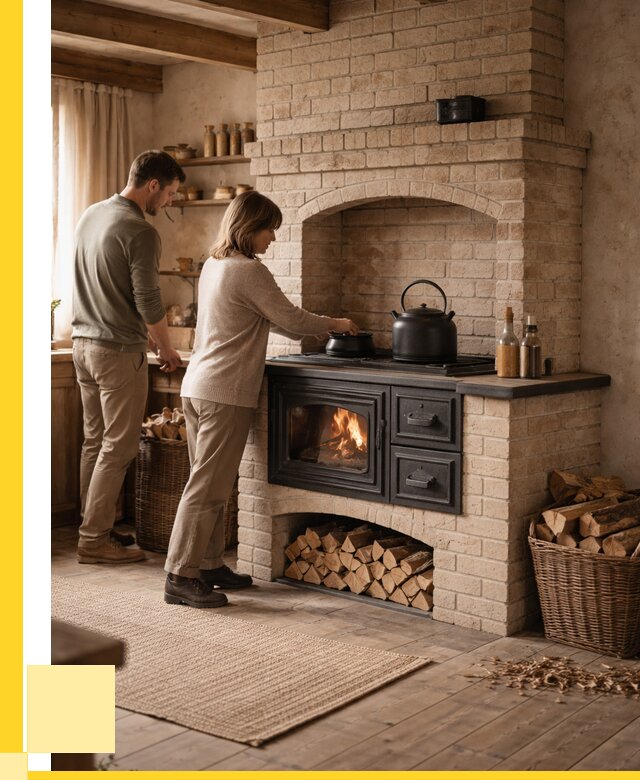 Печи с плитой в Шебекине от 45815 р. | ЭриданШбк — кирпичная печь