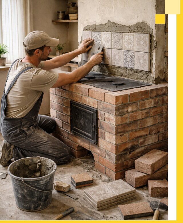 Печи с плитой на заказ монтаж гарантия и сервис в Шебекине