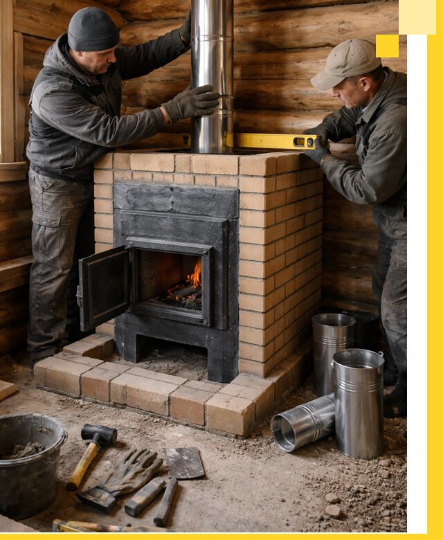 Проектирование, изготовление и установка банных печей в Шебекине