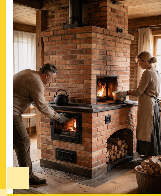 Печи для загородного дома под ключ в Шебекине от 81448 р. | ЭриданШбк