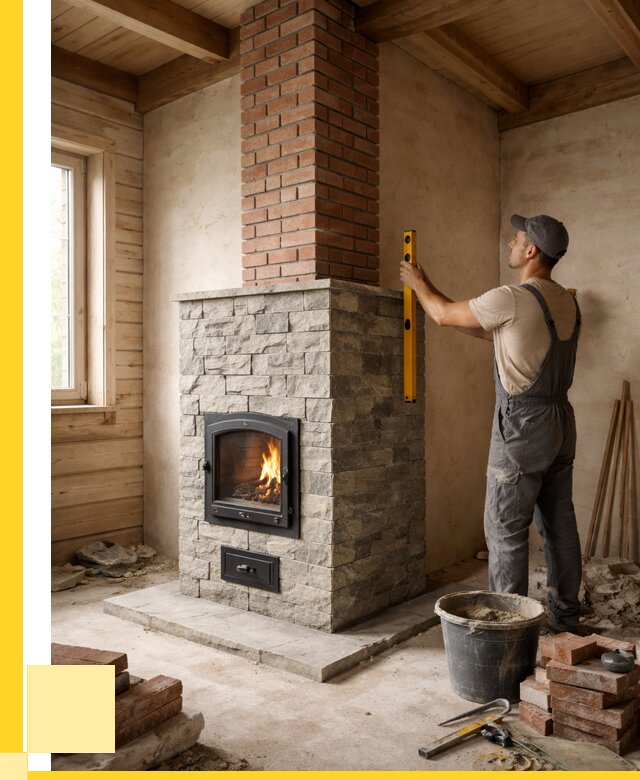 Печи и дымоходы под ключ в Шебекине от 45815 р., ЭриданШбк