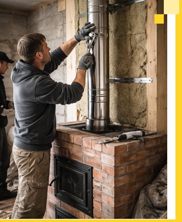 Изготовление и монтаж печей и дымоходов под ключ в Шебекине
