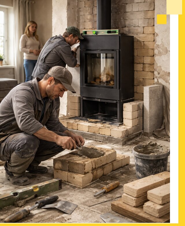 Печи и камины под ключ: проект, установка в Шебекине