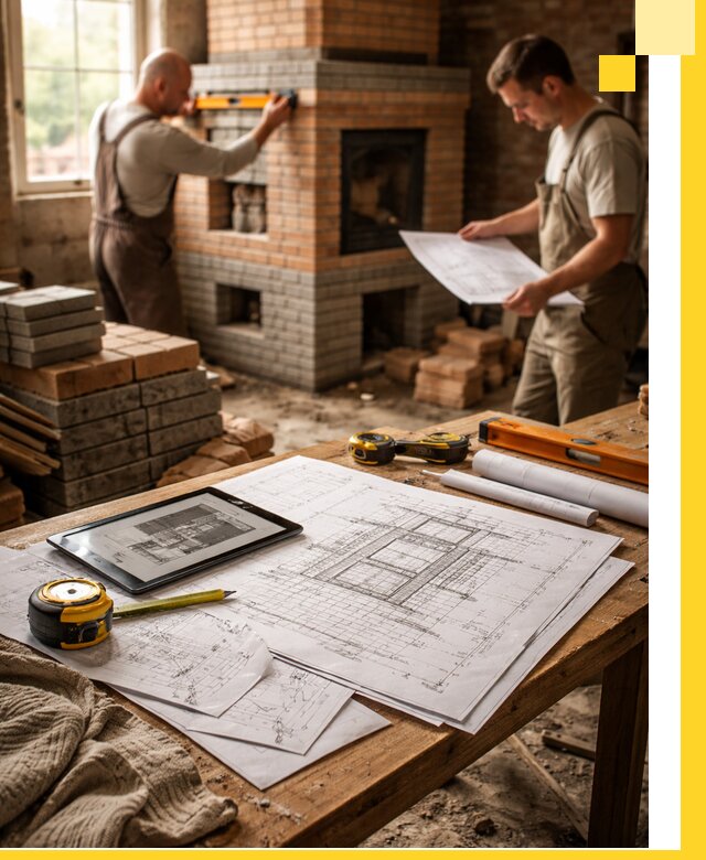 Проекты печей и каминов с индивидуальным дизайном в Шебекине