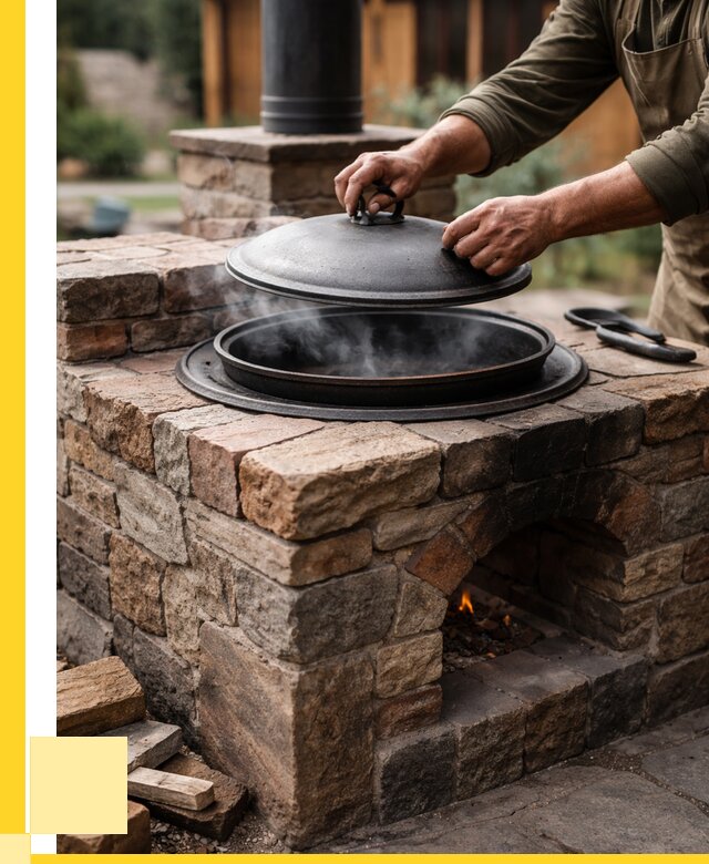 Печи для казана в Шебекине по цене от 18326 р. | ЭриданШбк