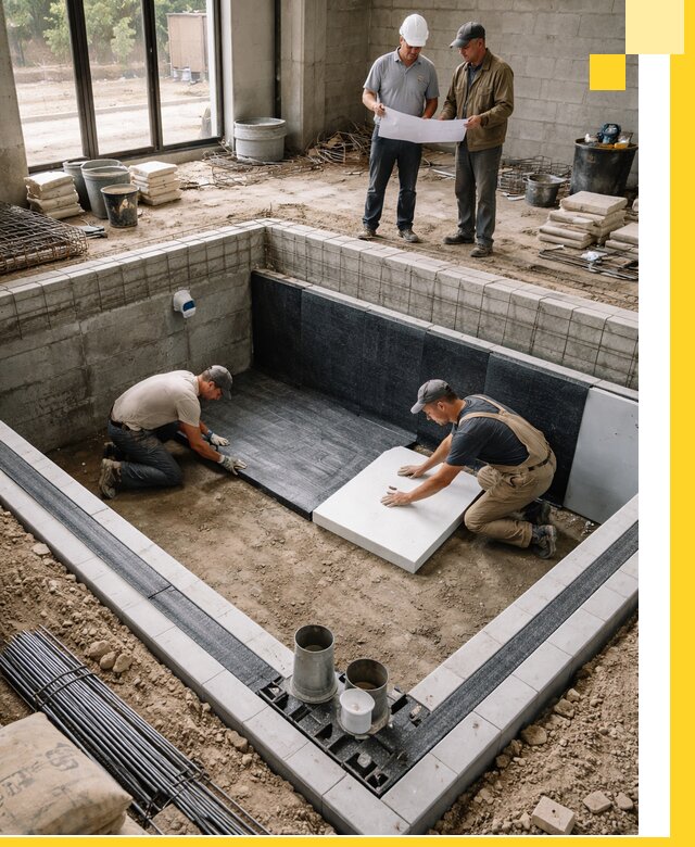 Проекты частных и общественных бассейнов под ключ в Шебекине