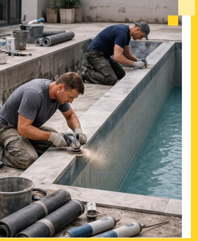 Профессиональный ремонт бассейнов под ключ в Шебекине