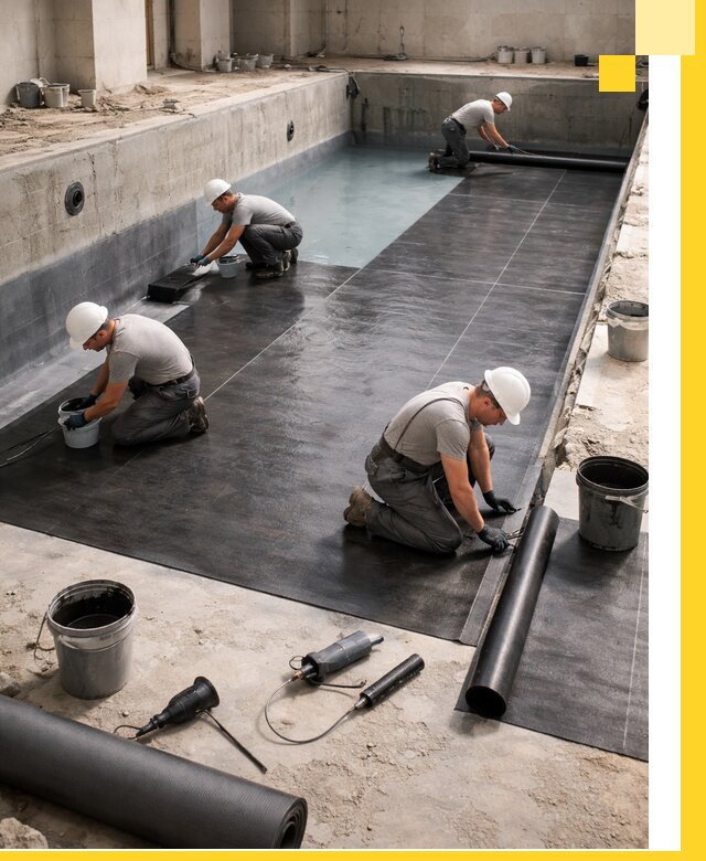 Профессиональная гидроизоляция бассейнов и чаш в Шебекине под ключ