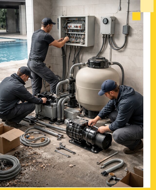 Профессиональный монтаж оборудования для бассейнов в Шебекине