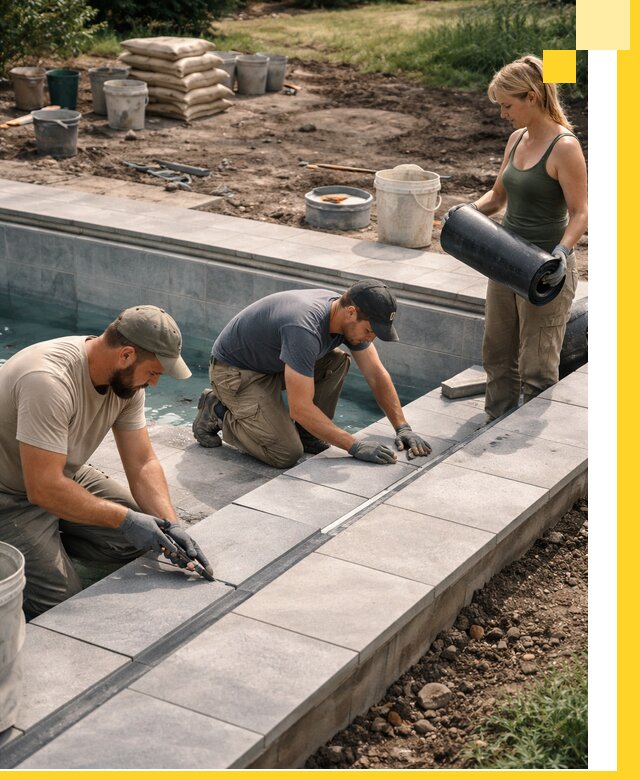 Строительство и монтаж уличных бассейнов под ключ в Шебекине