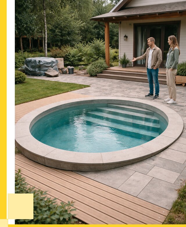 Бассейн на даче под ключ в Шебекине от 203620 р., ЭриданШбк