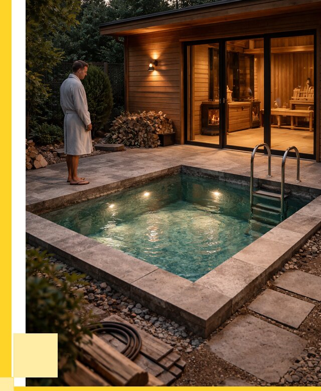 Бани с бассейном под ключ в Шебекине от 96720 р. | ЭриданШбк