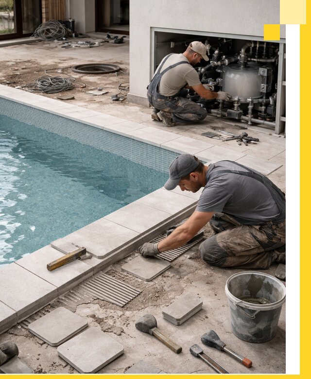 Строительство и монтаж бассейнов в коттедже в Шебекине