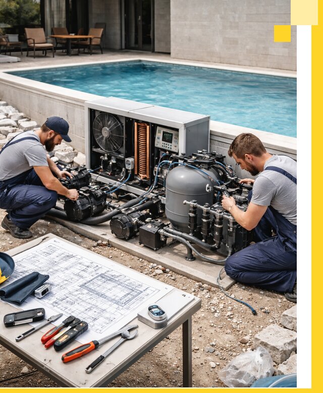 Проектирование и монтаж бассейнов с подогревом в Шебекине