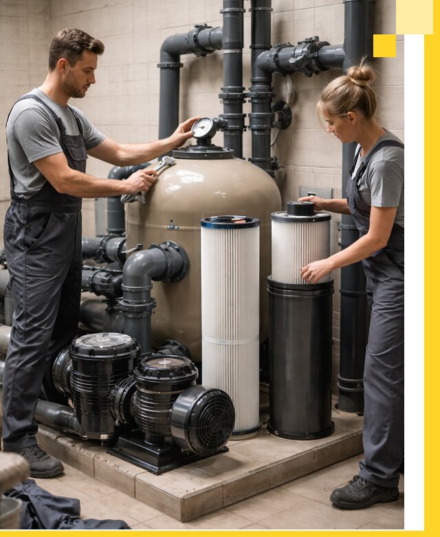 Фильтры и системы фильтрации для бассейнов в Шебекине