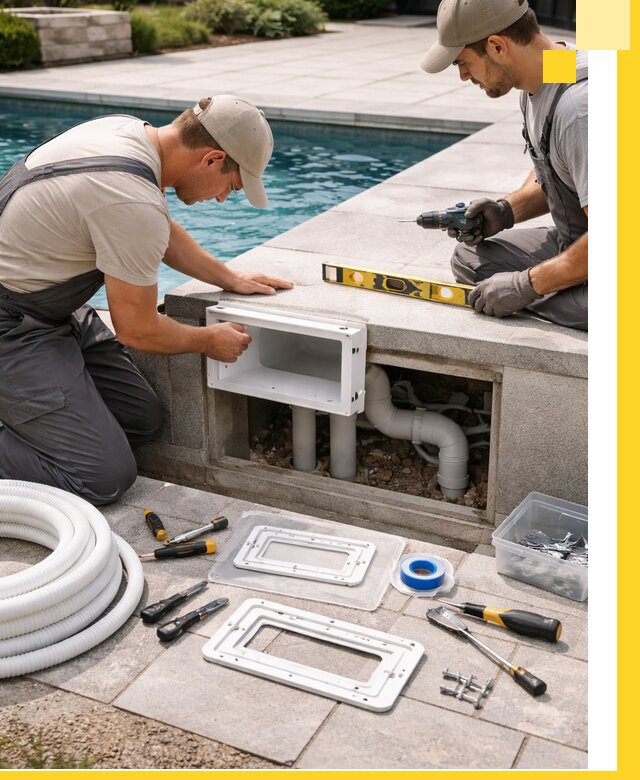 Поставка и установка скиммеров для бассейнов в Шебекине