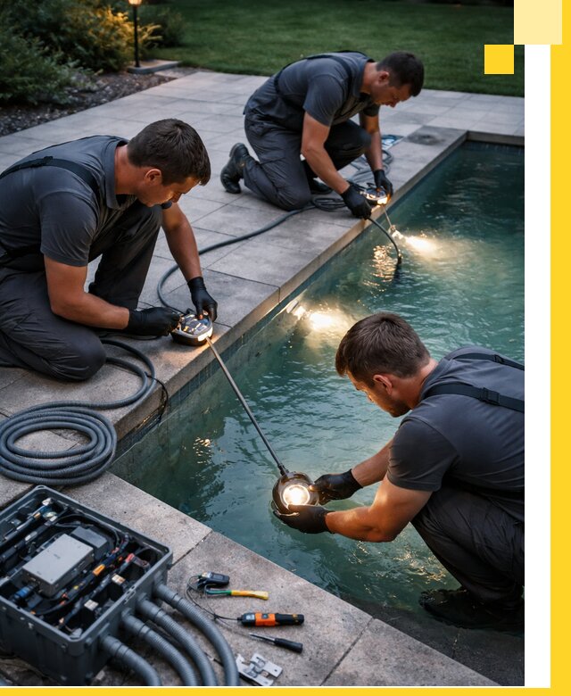 Профессиональное освещение бассейнов в Шебекине: дизайн и монтаж