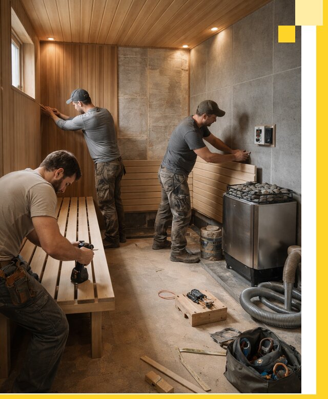 Сауны под ключ в Шебекине, проектирование, строительство, отделка