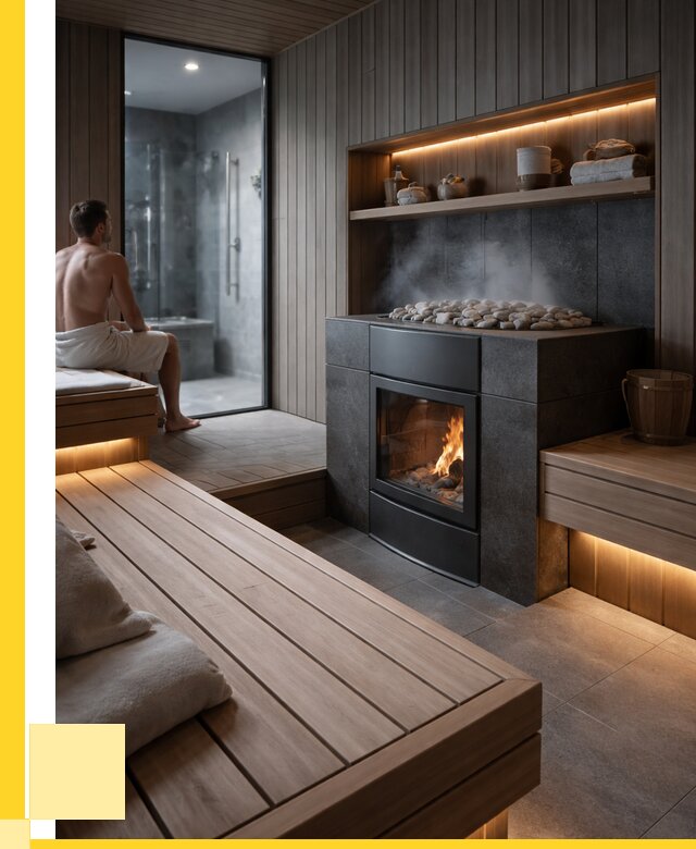 Проект сауны в частном доме в Шебекине от 35634 р. | ЭриданШбк