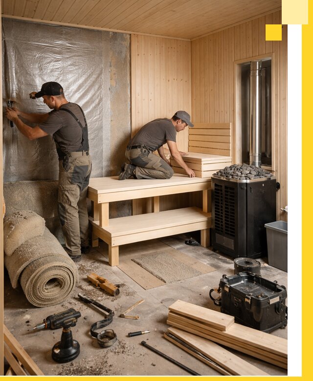 Проекты саун под ключ в Шебекине дизайн и строительство