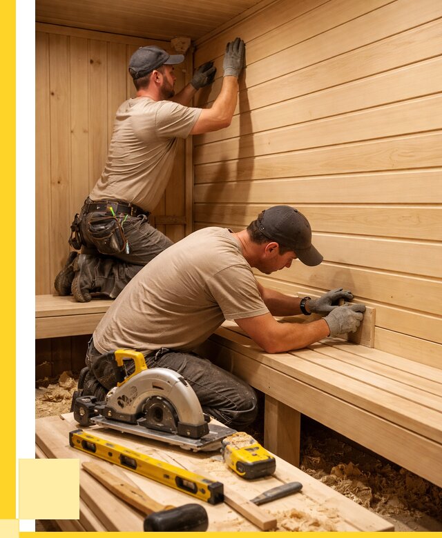 Обшивка саун вагонкой в Шебекине от 2545 р. | ЭриданШбк