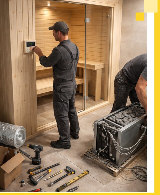 Поставка, установка и монтаж электрических саун в Шебекине