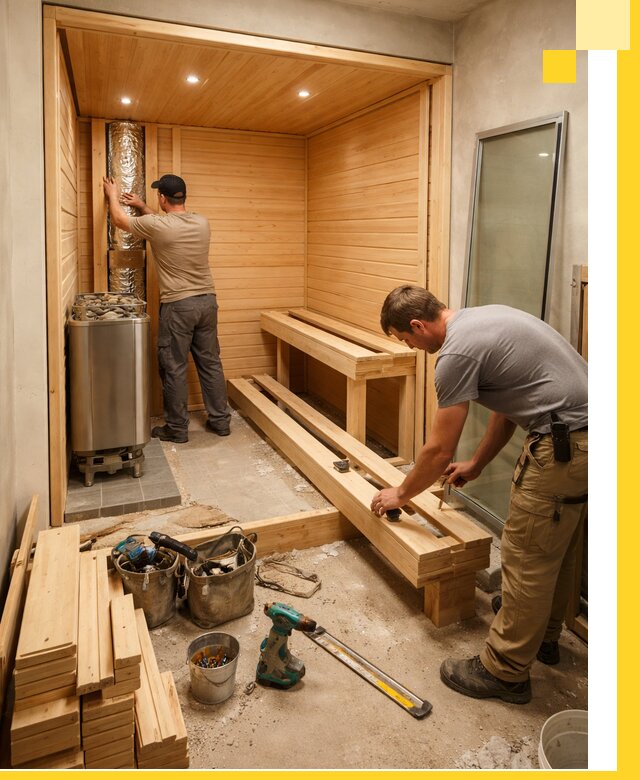 Проектирование и установка домашних саун под ключ в Шебекине