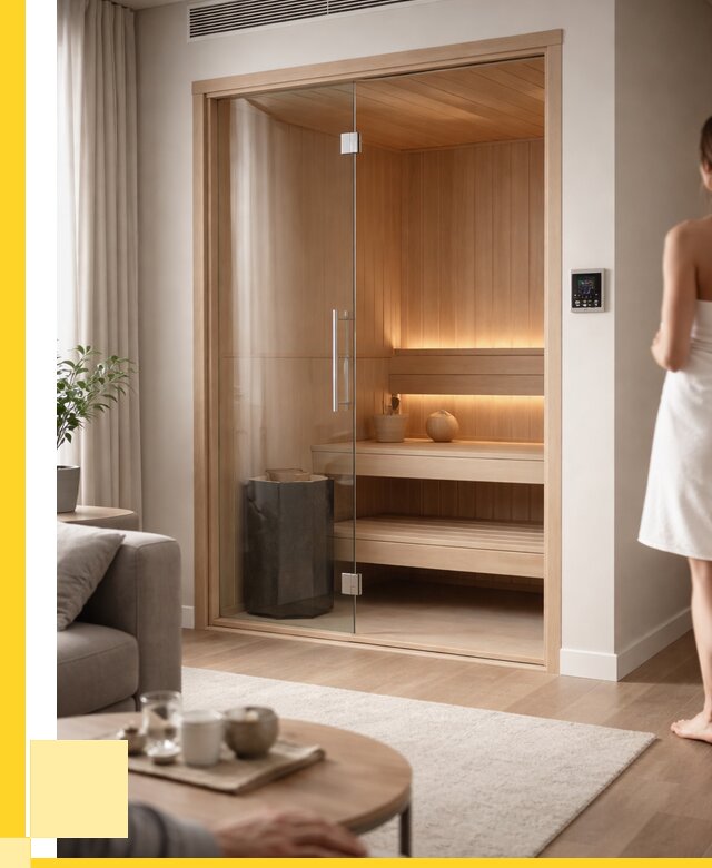 Сауна в квартире под ключ в Шебекине от 122172 р. ЭриданШбк