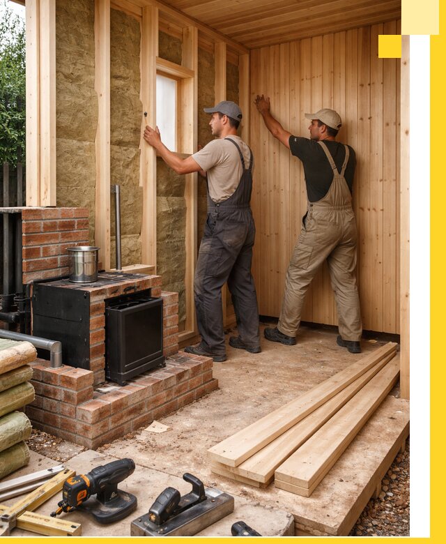 Строительство и установка дачных саун под ключ в Шебекине