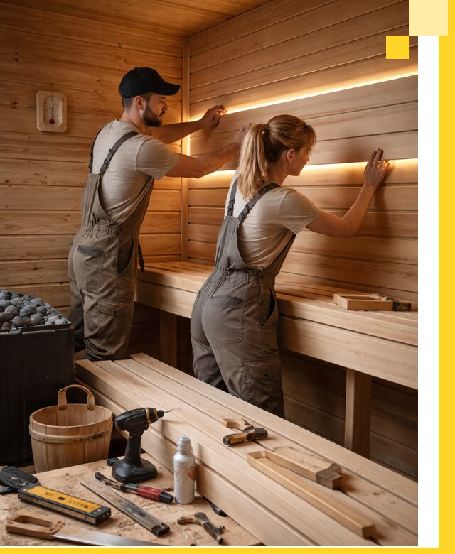 Дизайн саун и бань под ключ с индивидуальным проектом в Шебекине