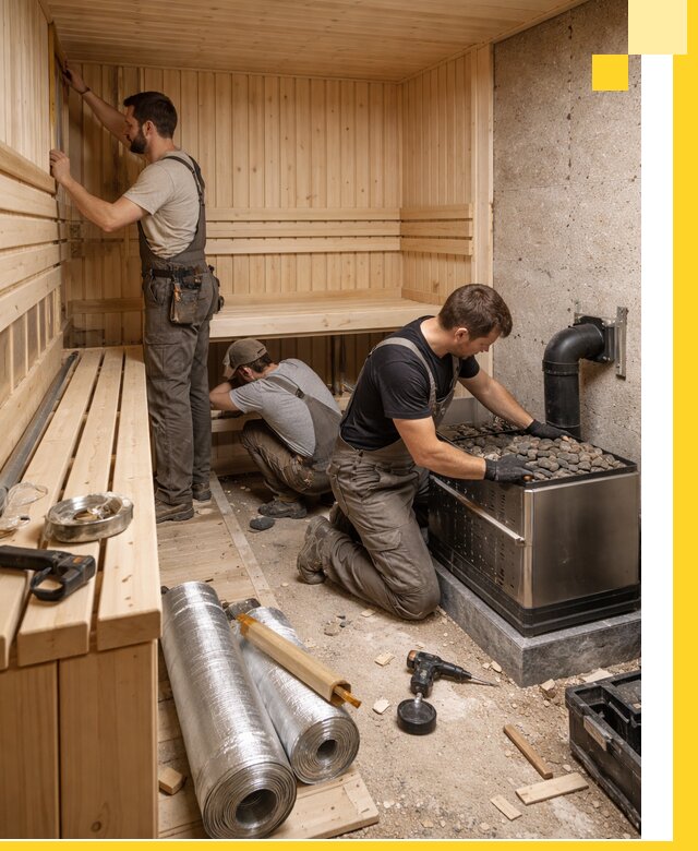 Индивидуальные сауны на заказ в Шебекине под ключ, проект и монтаж