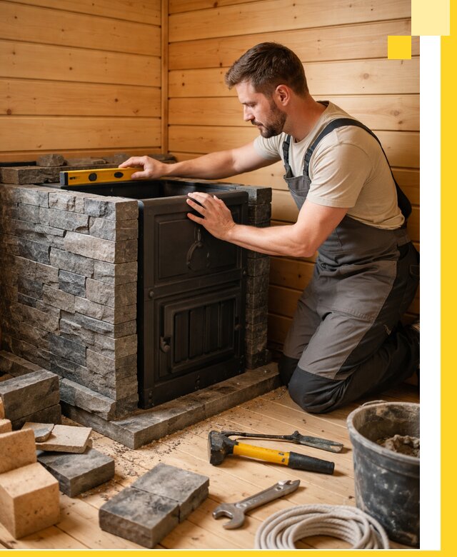 Производство и установка печей для саун под ключ в Шебекине