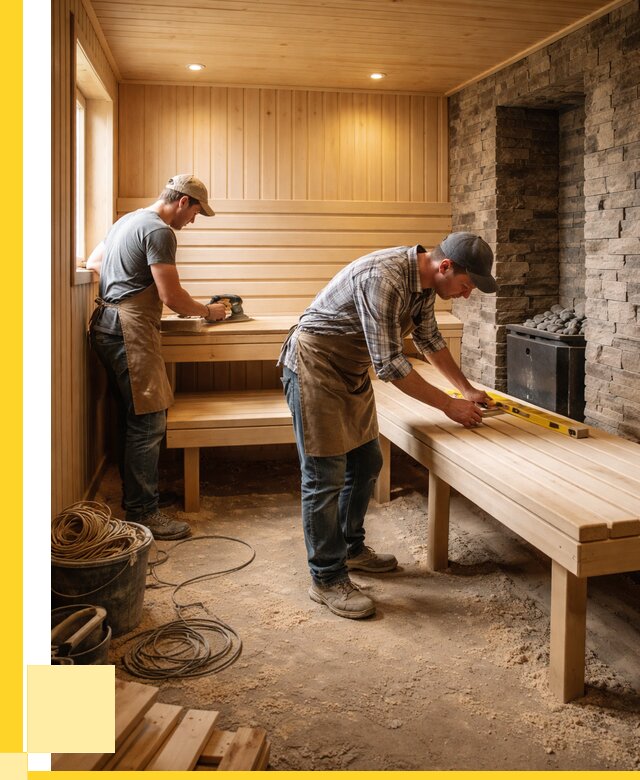 Отделка бани в Шебекине: внутренняя отделка от 3054 р. | ЭриданШбк