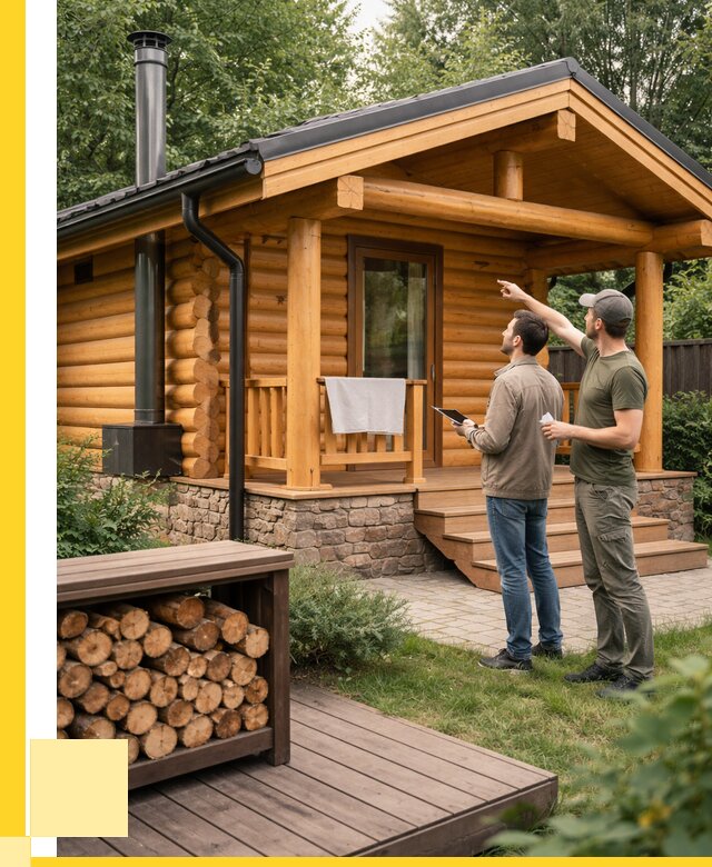 Бани для дачи под ключ в Шебекине от 254525 р. | ЭриданШбк