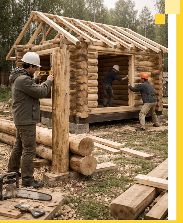 Строительство бань для дачи под ключ в Шебекине с доставкой и монтажом