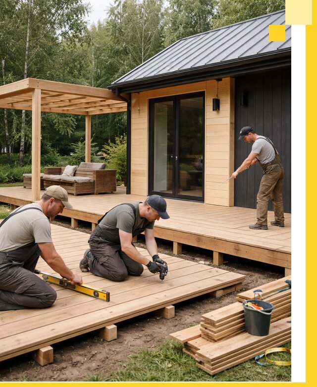 Строительство бань с террасой и бассейном под ключ в Шебекине