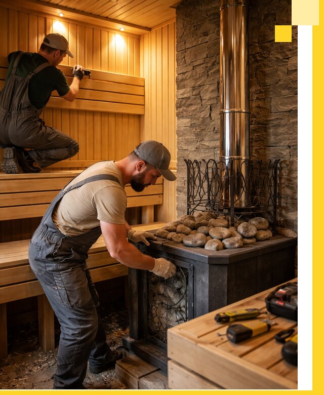 Комплексный дизайн бань, саун и зон отдыха в Шебекине